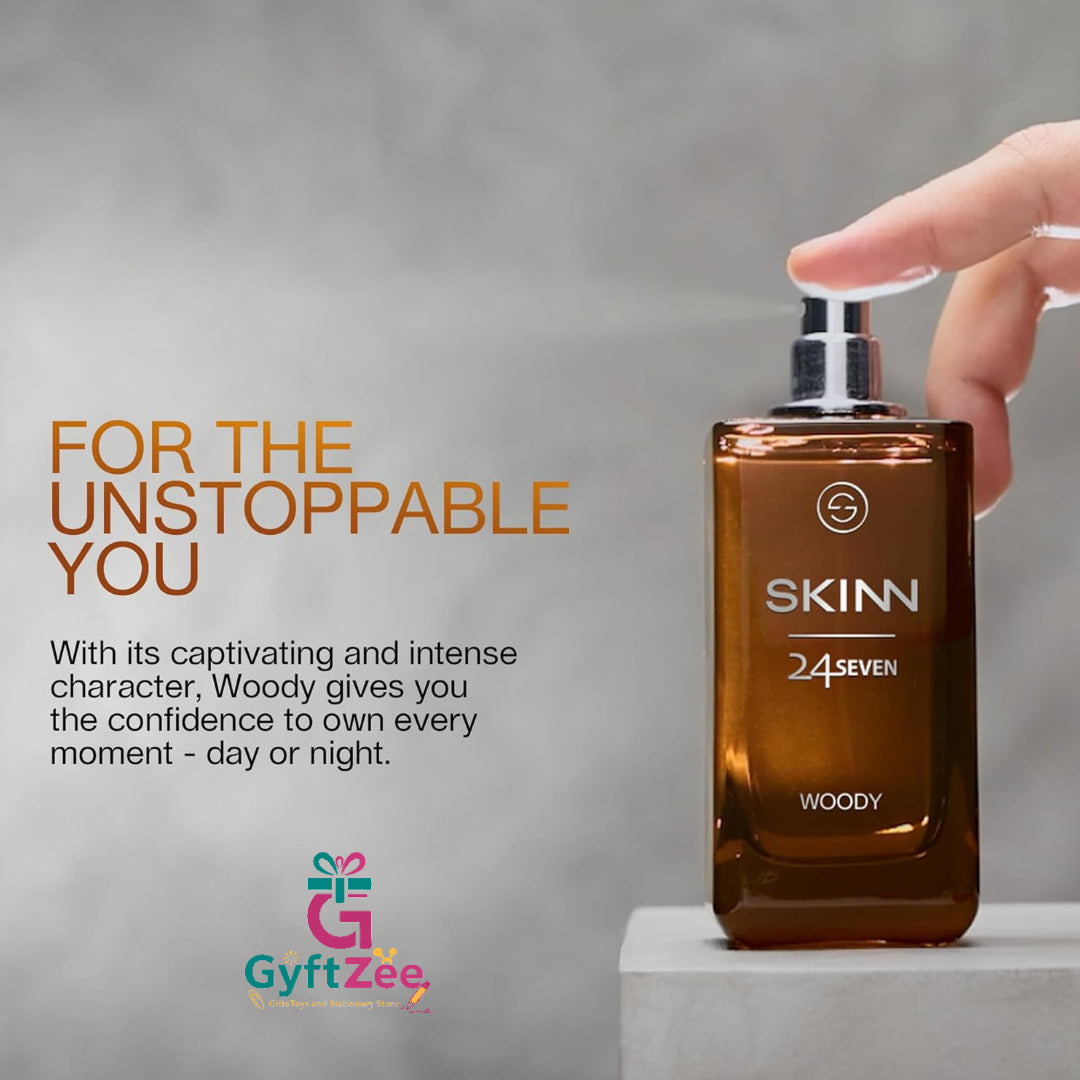 SKINN 24/7 Woody Perfume 100 ml for Men | Best online Price in India | Noida