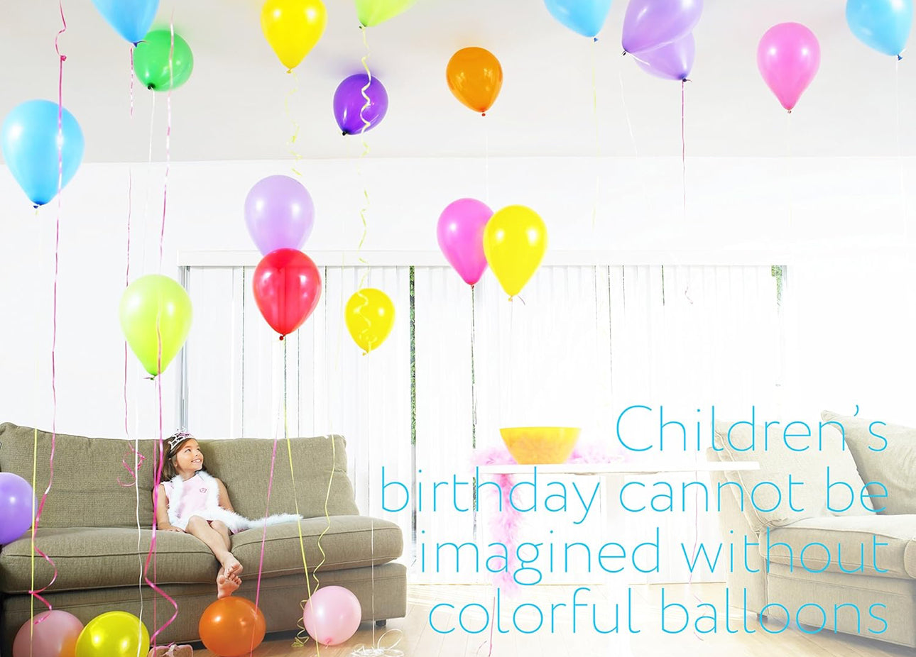 Color Metallic Balloon for Decoration (1 pkt 50 pieces)