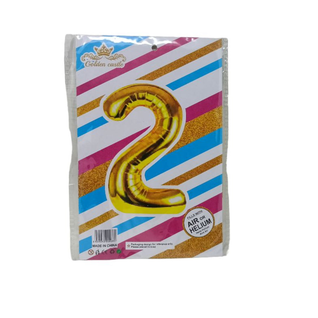 Foil/Helium 16” Balloon Number 2 for Age