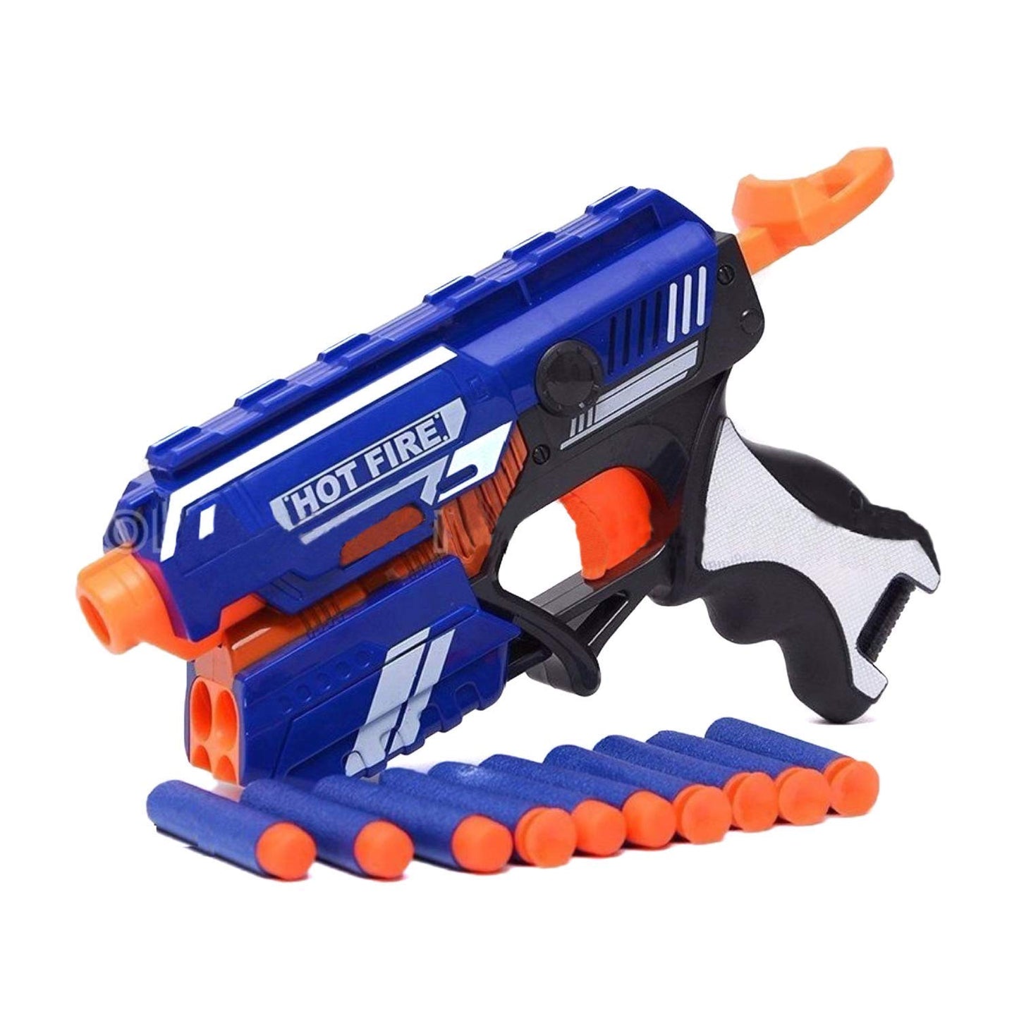 Blaze Storm Hot Fire Soft Bullet Gun – 10 Safe Foam Bullets