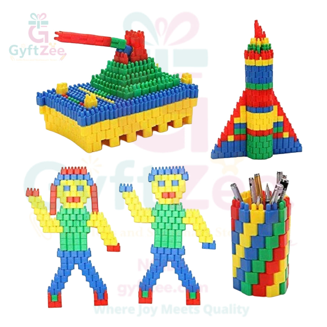 Bullet Block Game – 400 Pcs Interactive Building Set