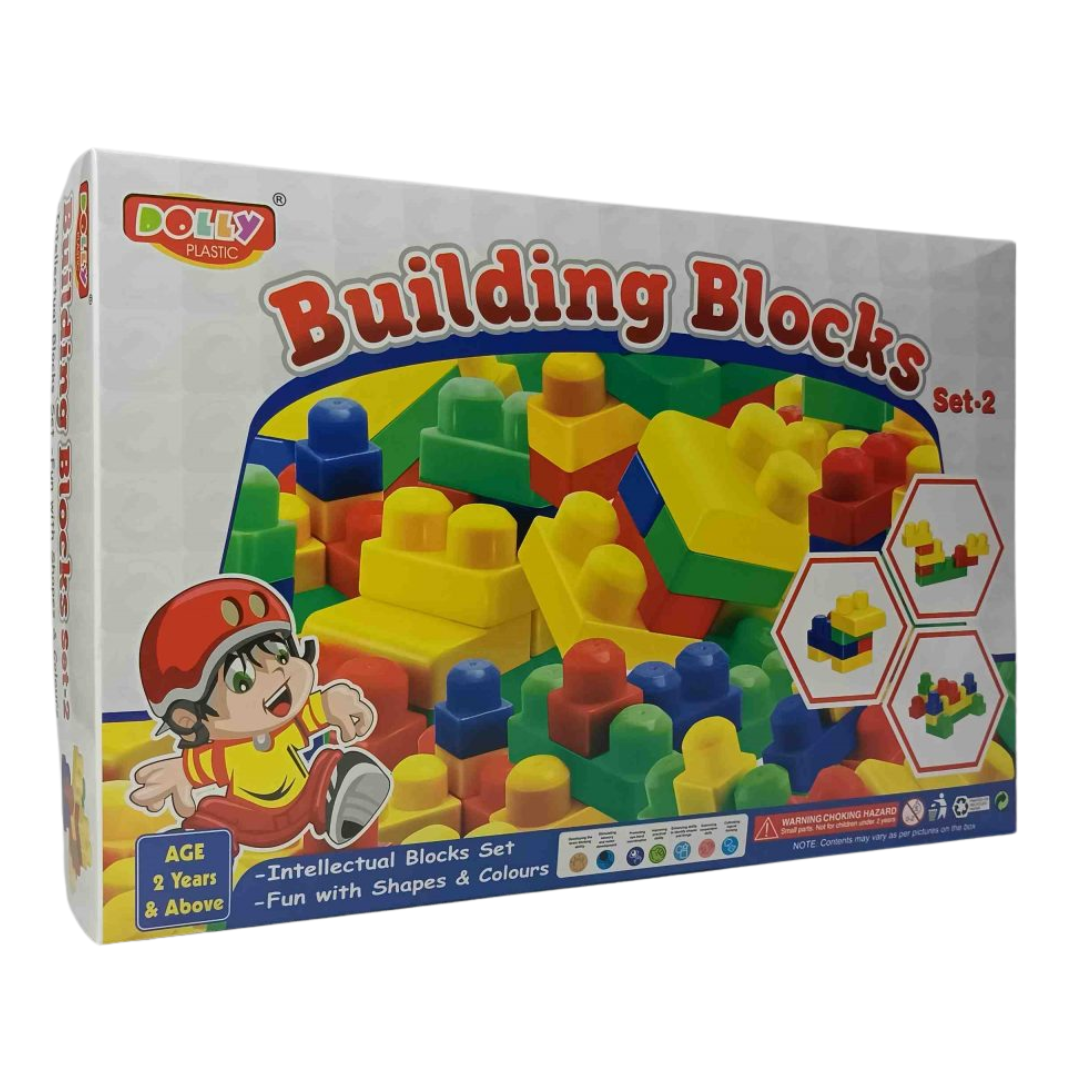 BUILDING BLOCKS 2 by Dolly | Creative Educational Construction Toy Set for Kids