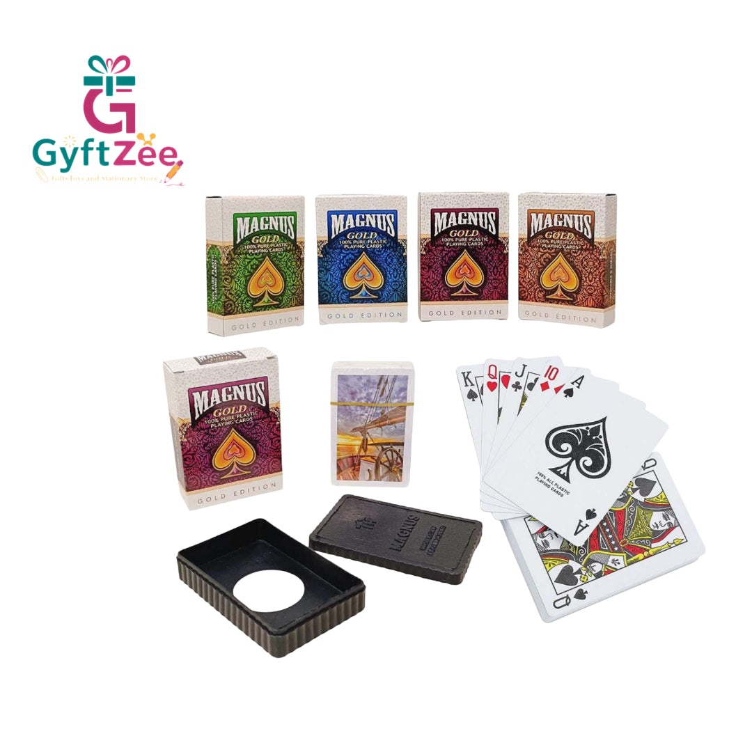52 Card Deck, Fun Time in Diwali - Plastic Gold Edition: