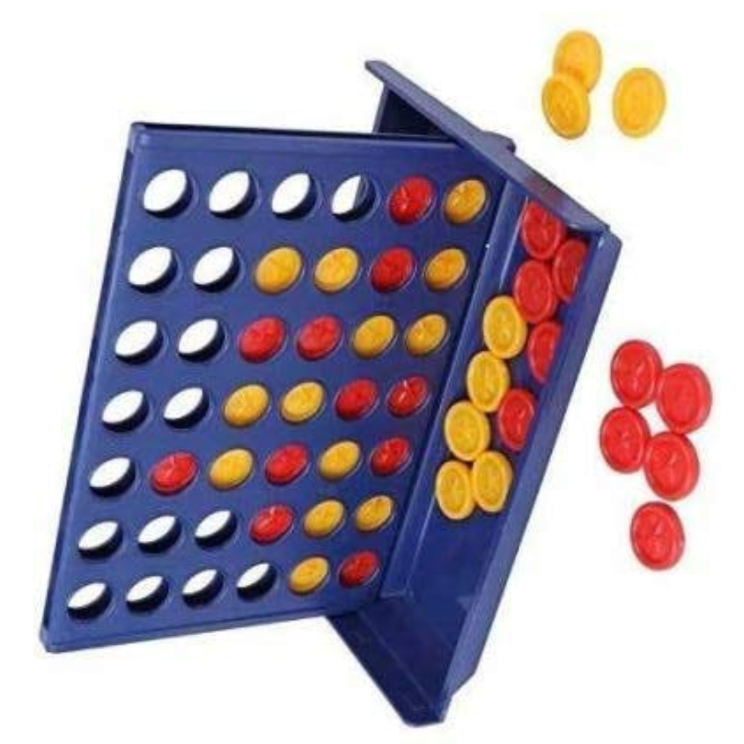 Connect 4 Game – 3D Portable Bingo & Strategy Game for Kids | Educational & Travel-Friendly Toy