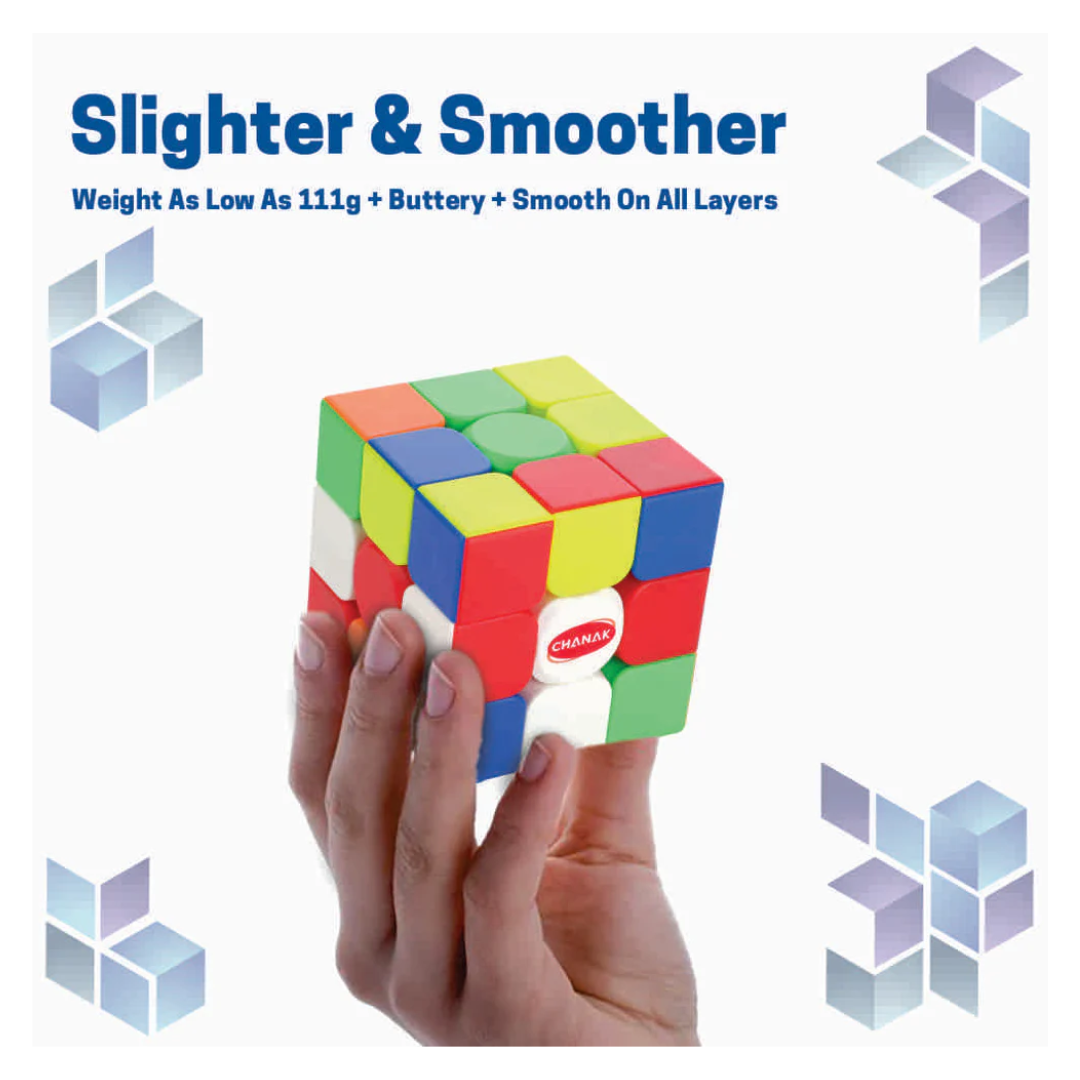 Cubestar 3x3 High-Speed Stickerless Cube | Smooth Puzzle | Brain Booster