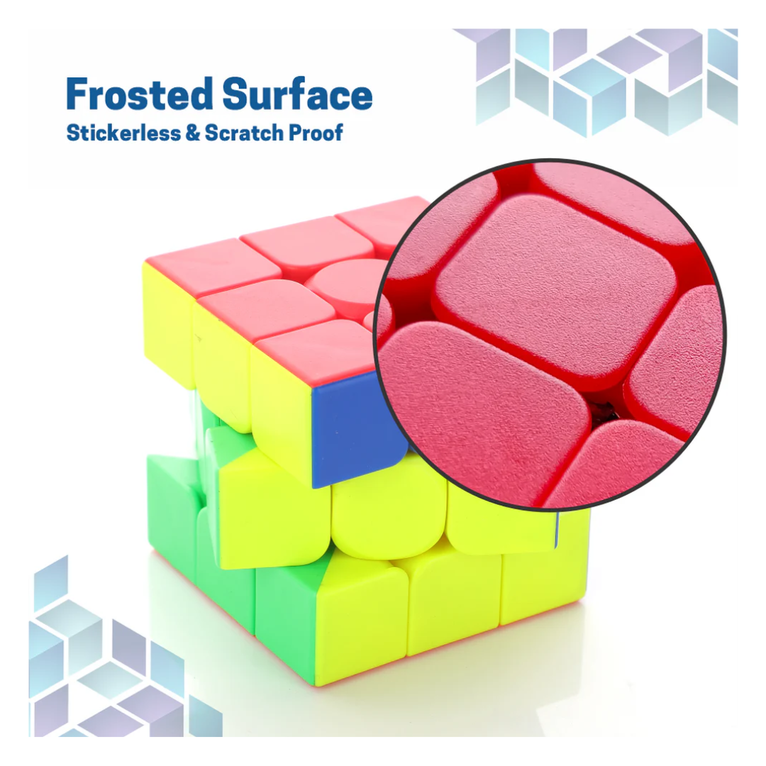 Cubestar 3x3 High-Speed Stickerless Cube | Smooth Puzzle | Brain Booster
