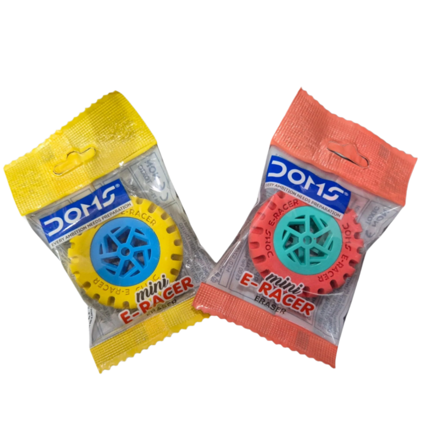 (2 pcs combo, random color) DOMS Tyre Shape Big-Eraser