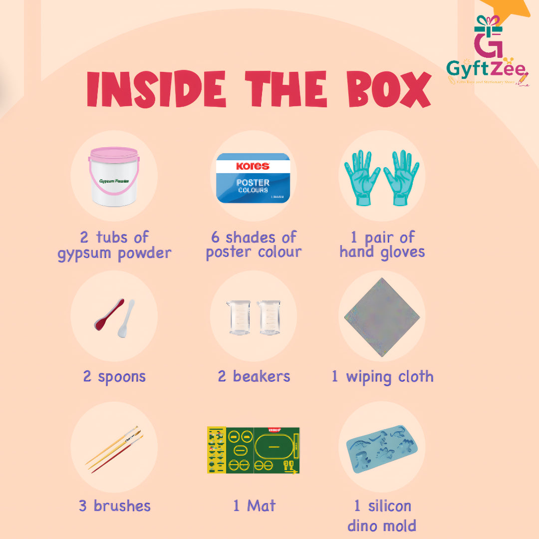 DIY Dinosaurs Chalk Making Kit | Creative Art & Craft Set