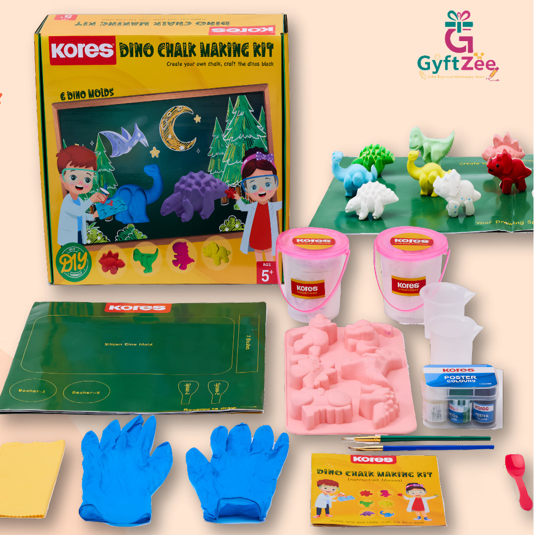 DIY Dinosaurs Chalk Making Kit | Creative Art & Craft Set