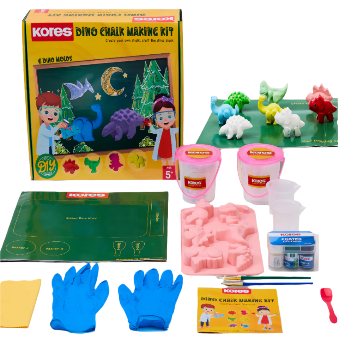 DIY Dinosaurs Chalk Making Kit | Creative Art & Craft Set