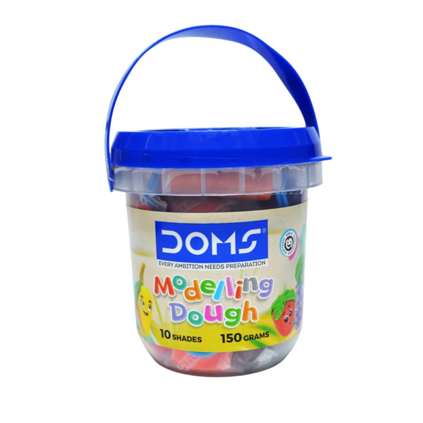 DOMS Modelling Dough 10 Shades 150 gm - Perfect for Art, Crafts & Hobbyists
