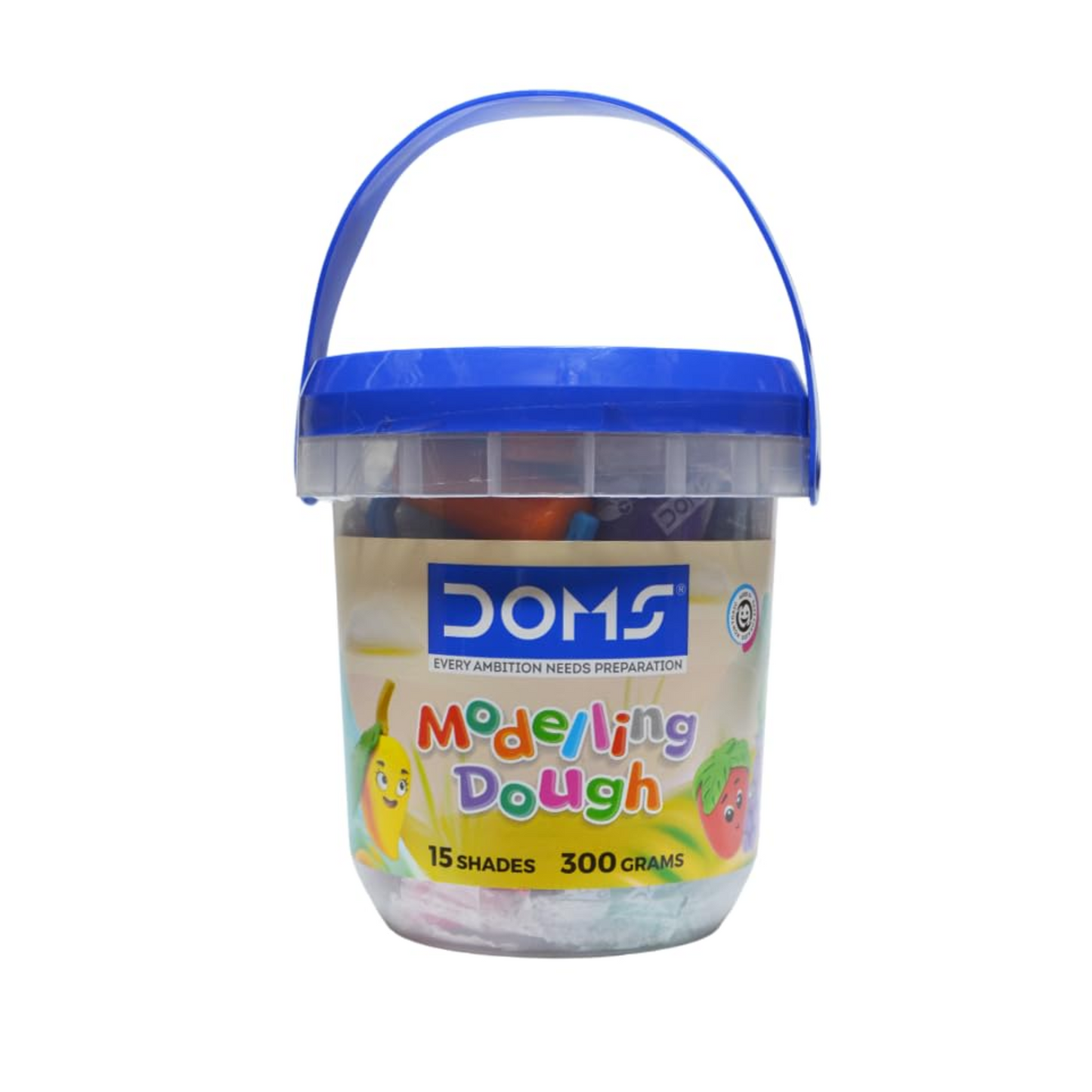 DOMS Modelling Dough 15 Shades 300 gm - Perfect for Art, Crafts & Hobbyists