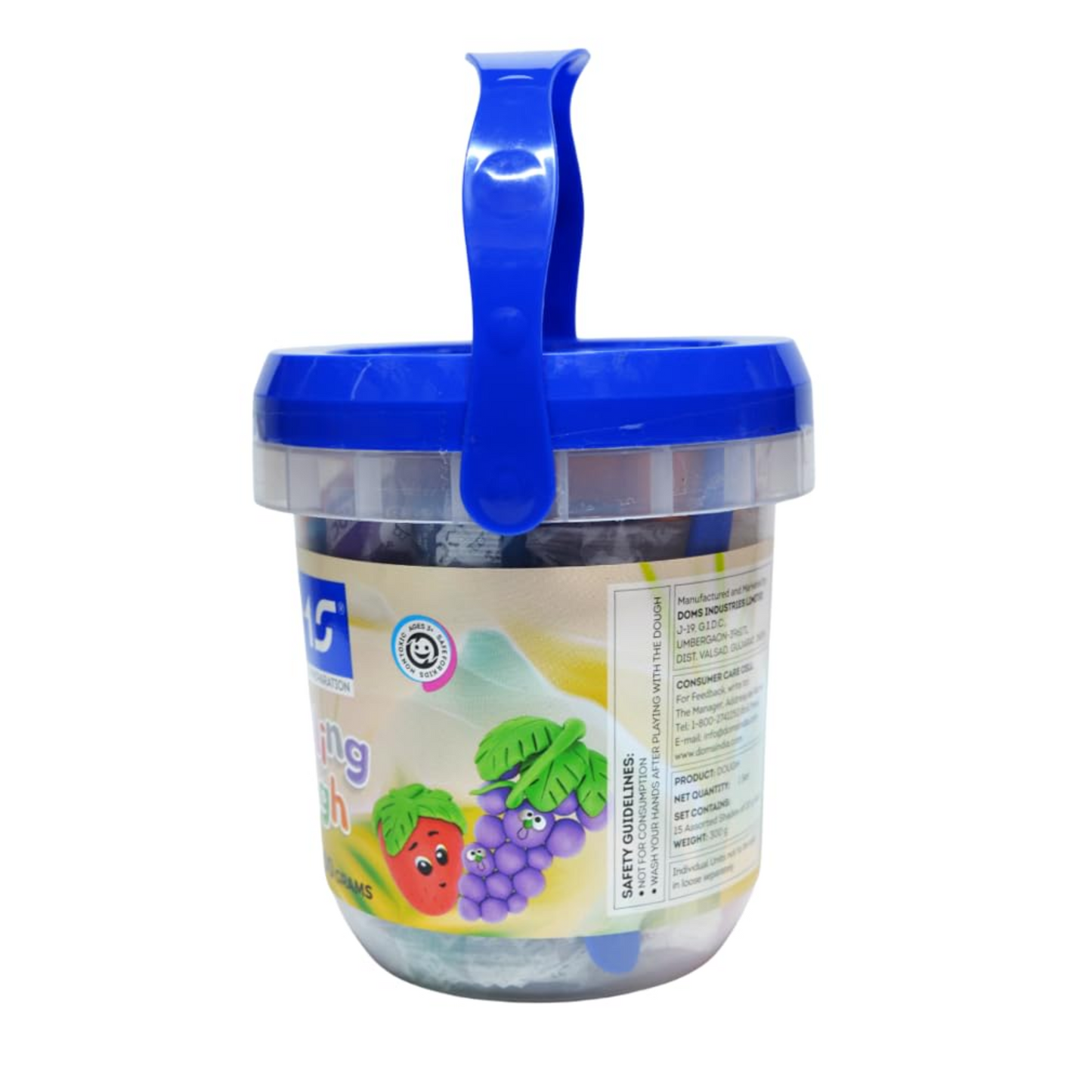 DOMS Modelling Dough 15 Shades 300 gm - Perfect for Art, Crafts & Hobbyists