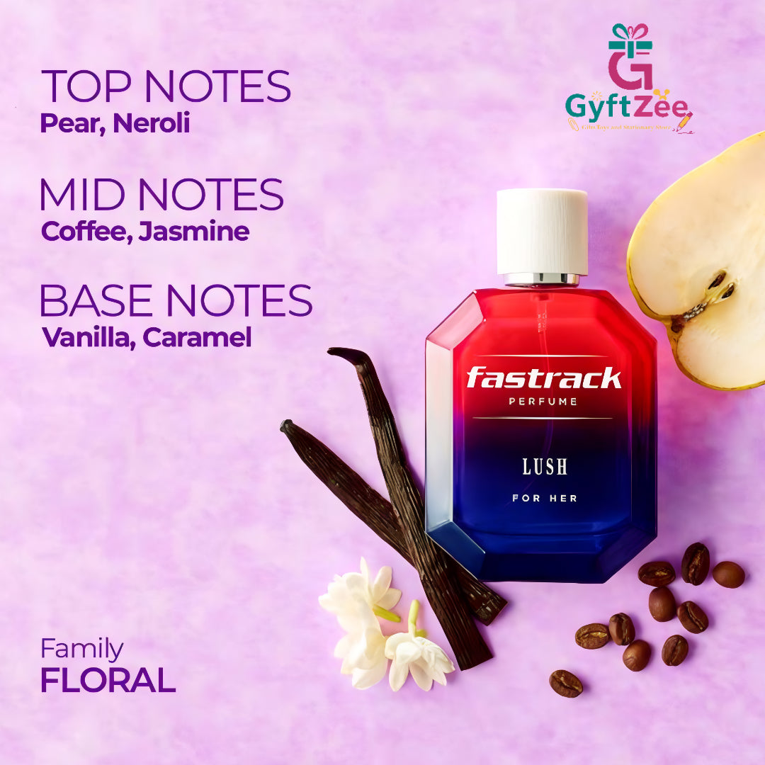 Women's Day Gift Combo ā Fastrack Perfume, Elegant PU Purse & Best Wishes Card | Free Gift