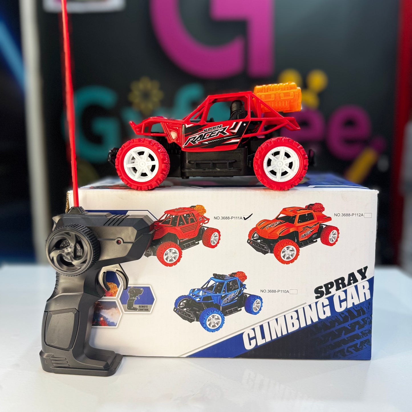 (Assorted) Spray RC Car (Powerful & High Range)