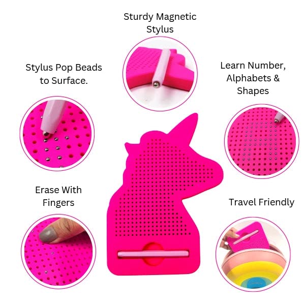 Magnetic Drawing Pad with Stylus – Educational Toy for Kids