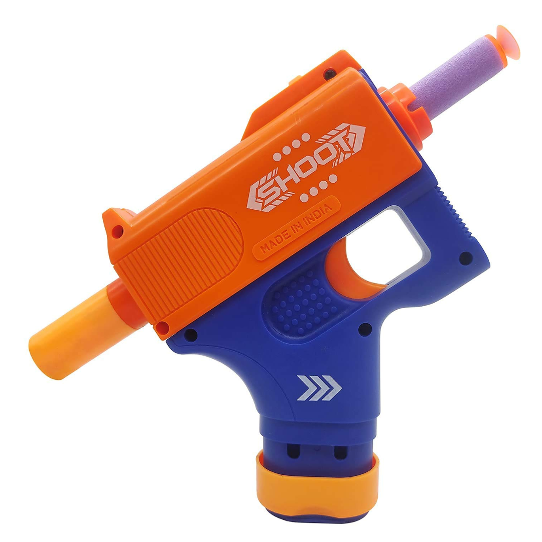 Mini Soft Bullet Gun Toy for Kids 6+ | 3 Foam Darts | Safe, Fun & Easy to Use