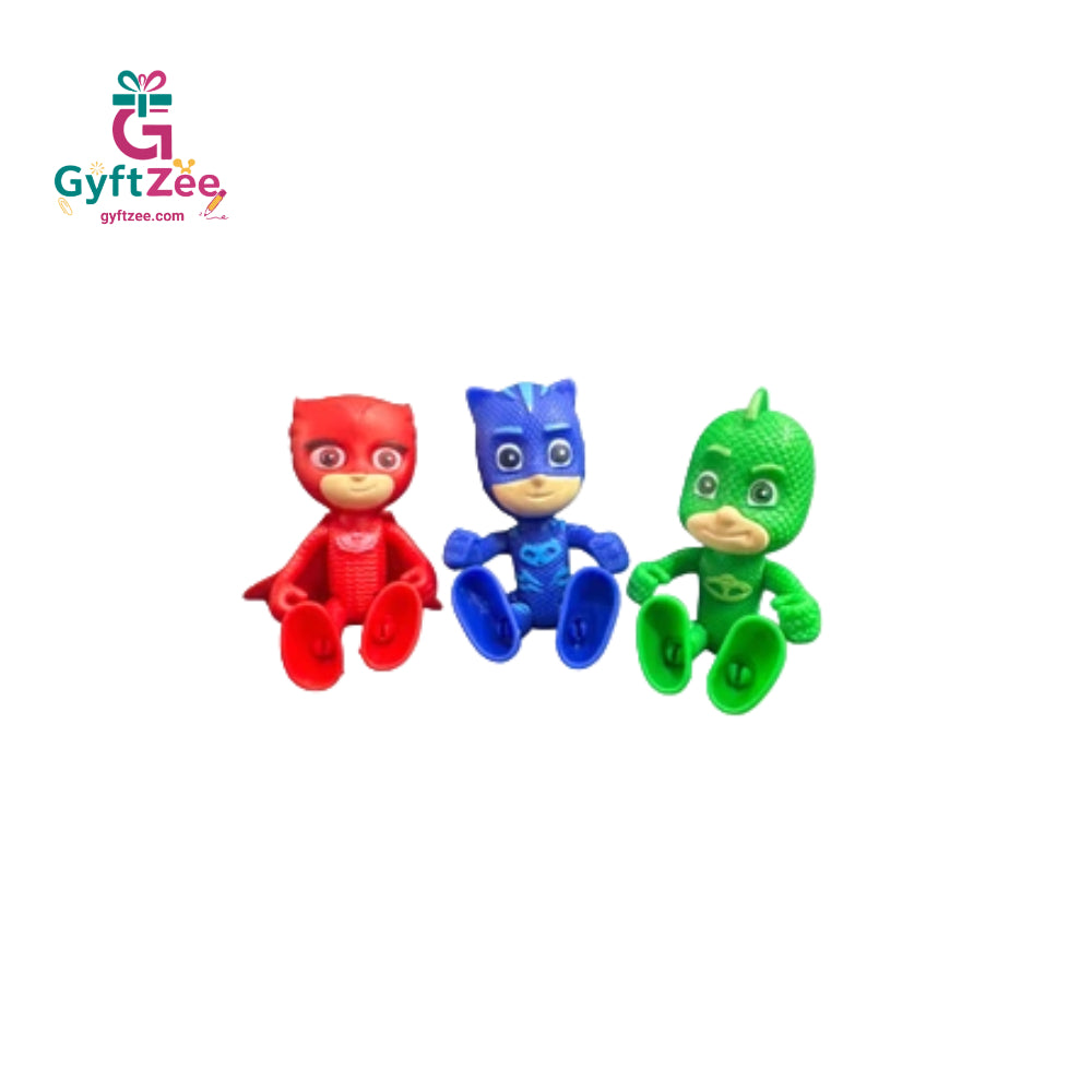 Superhero PJ Masks Toy Set - 3 Figurines with 1 Mask Playset