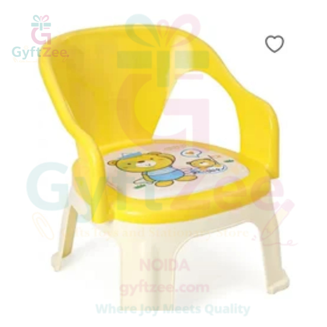 Panda ABC Plastic Chair for Kids | Flexible & Soft | Ages 1-5 Years