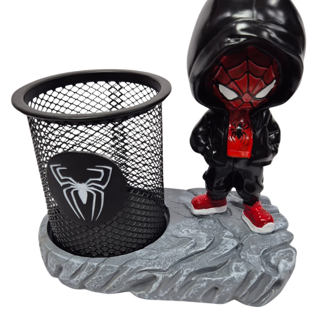 Superhero Polyresin Pencil Holder – Premium Stationery Organizer & Unique Gift