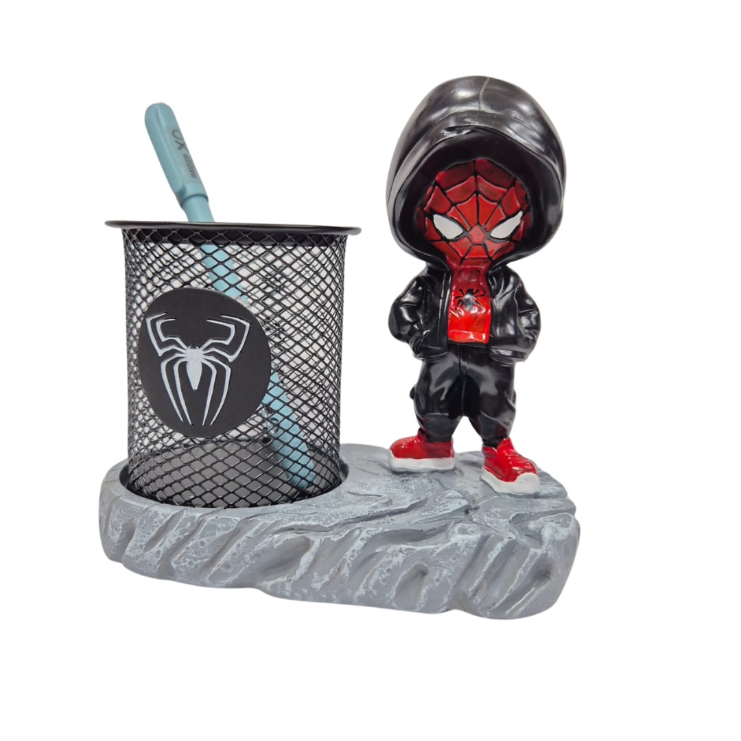 Superhero Polyresin Pencil Holder – Premium Stationery Organizer & Unique Gift