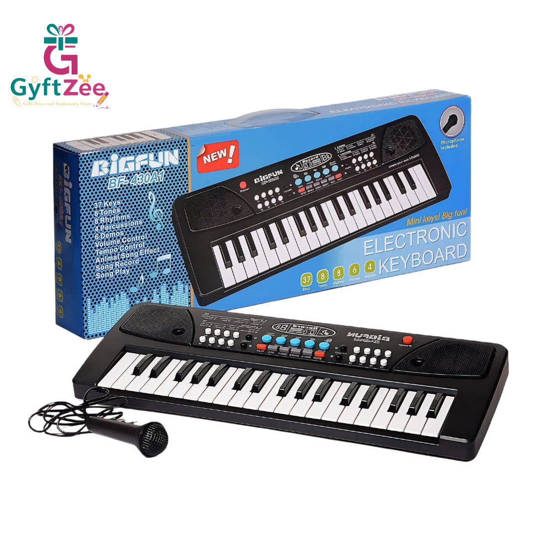 Piano Keyboard with Microphone | 37 Keys