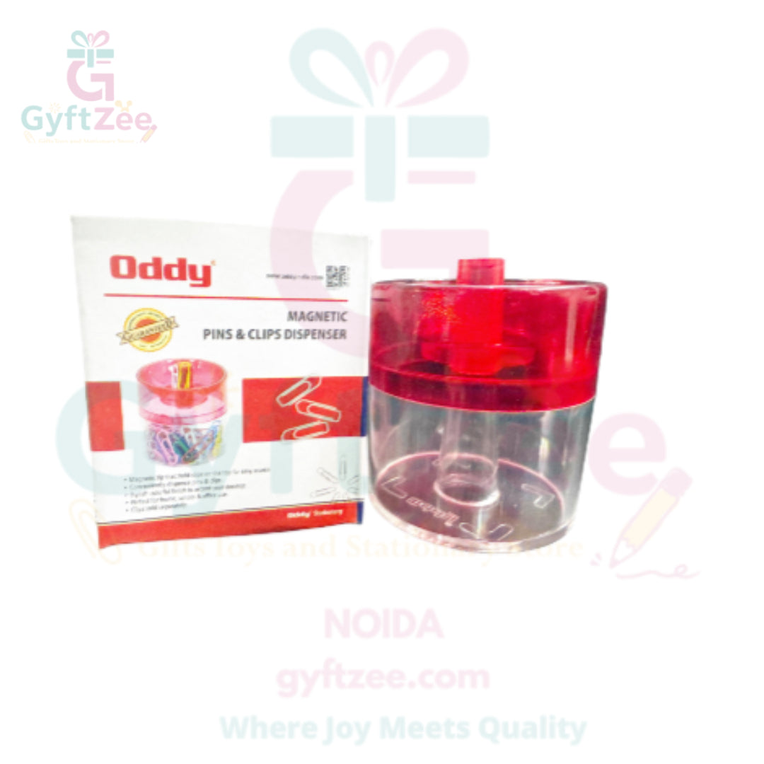 Oddy® Magnetic Pins & Clips Dispenser – Easy & Organized Storage