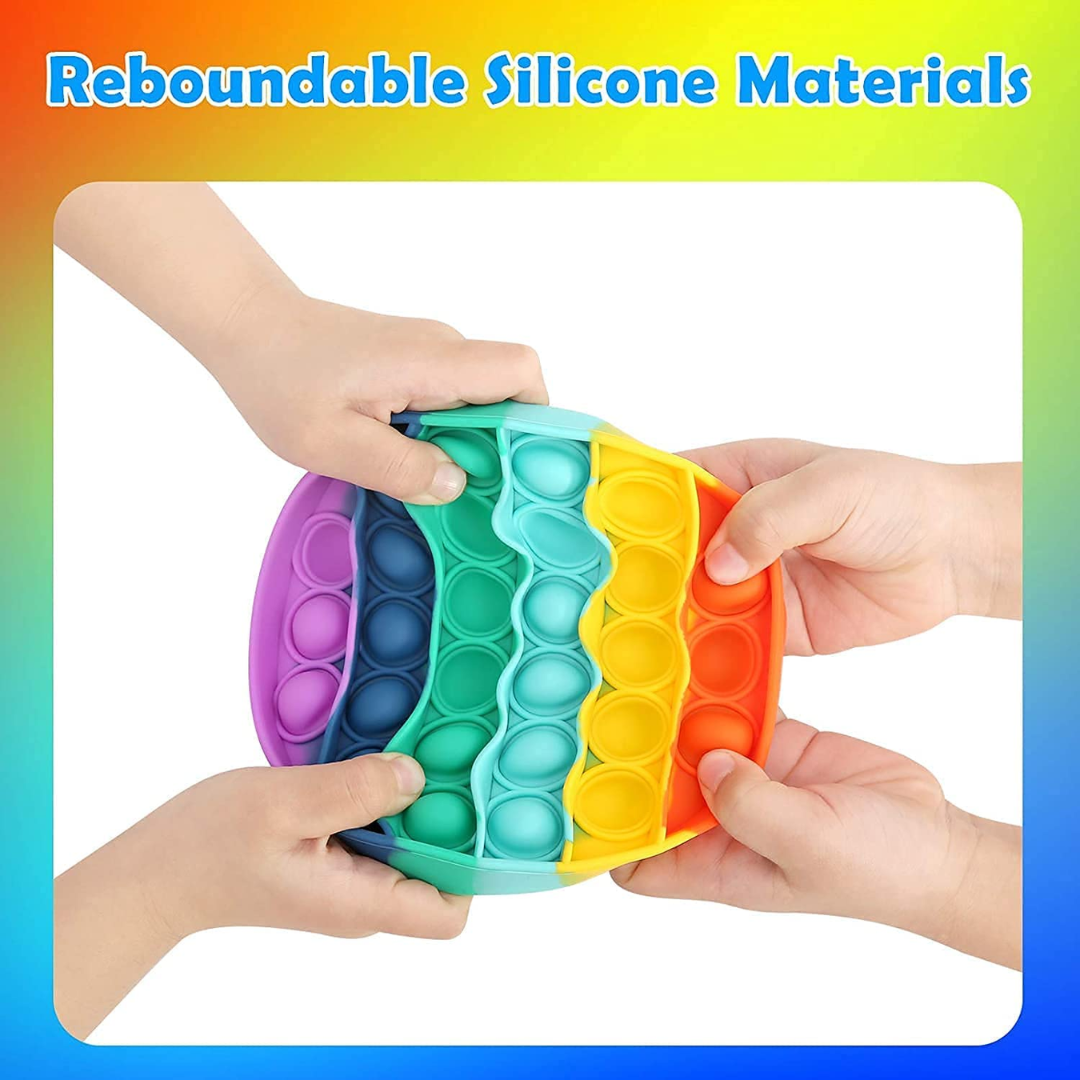 (Random design, 1 pcs) Pop IT Fidget Toy - Fun Sensory Game for Kids