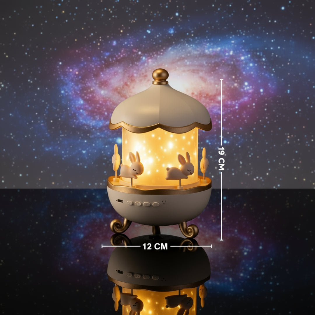 Night Rotating Cabin Projector Lamp | 360° Rotating | LED Light | USB Powered