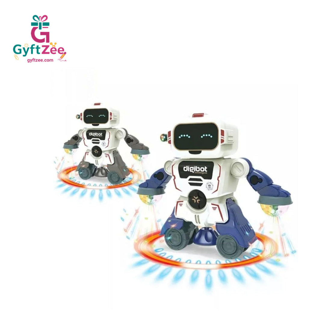 Dancing Smart Robot for Kids | 360° Rotating | Lights & Music