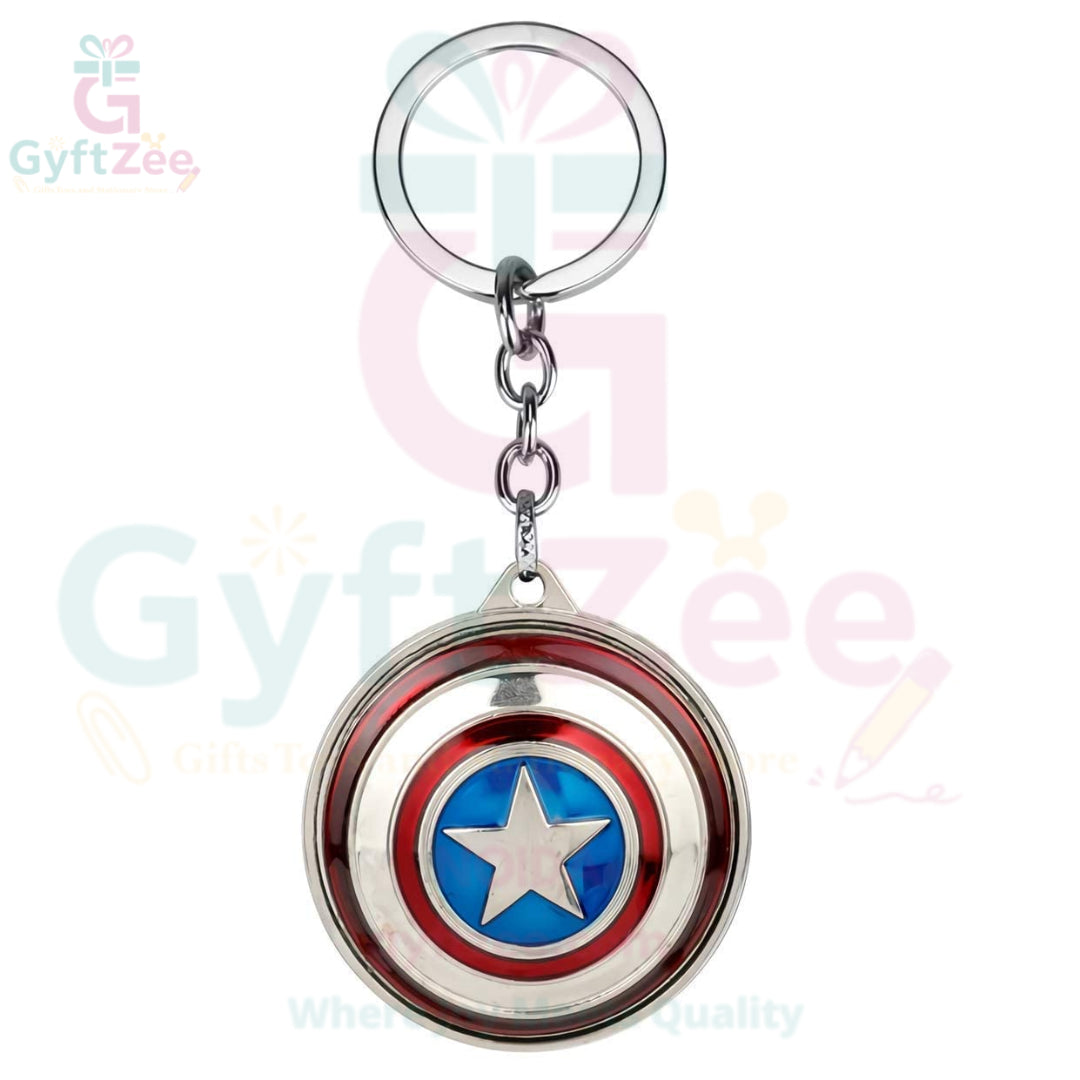 RainSound Captain America Shield Keychain