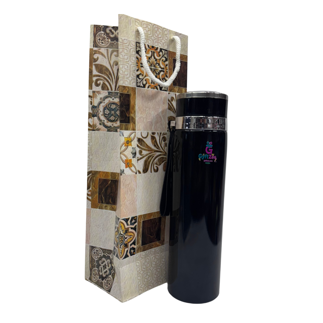 1000ml Stainless Steel Water Bottle (with paper gift bag) – Durable, Sleek & Multi-Purpose