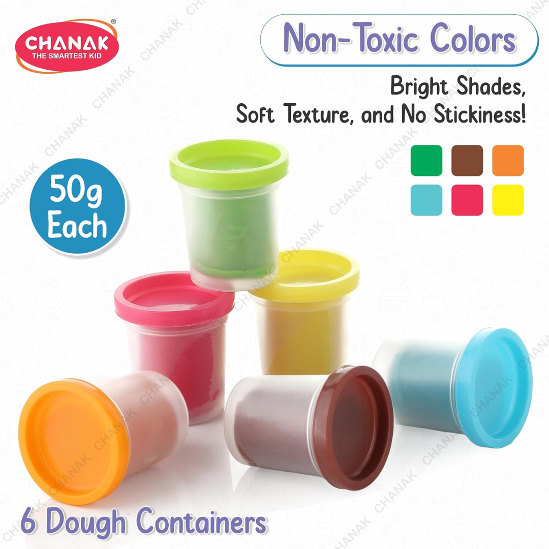 Ice Cream Maker Play Dough Set for Kids | Creative Kitchen Role Play