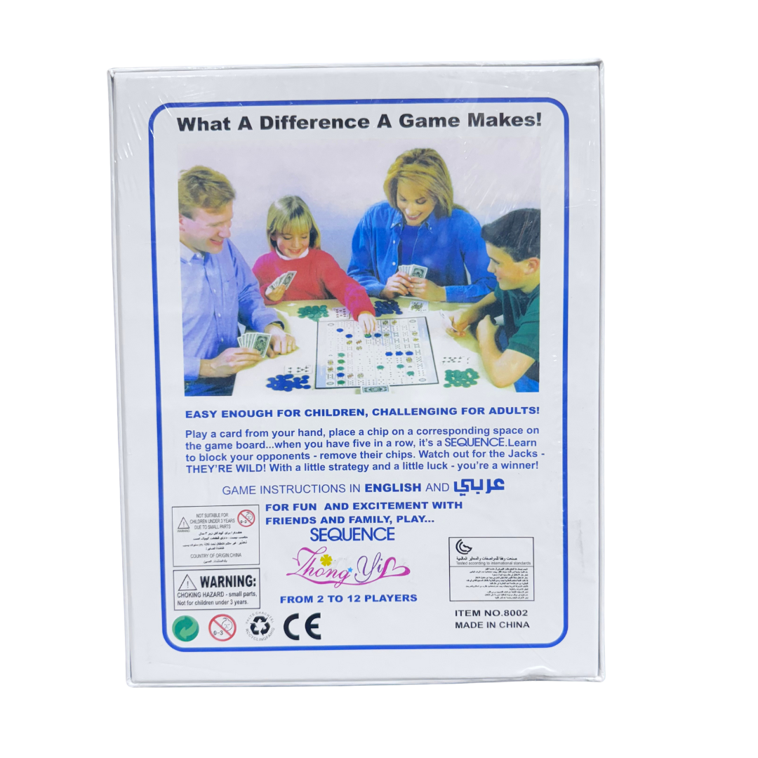 Sequence Board Game – Original Strategy Game for Kids & Family