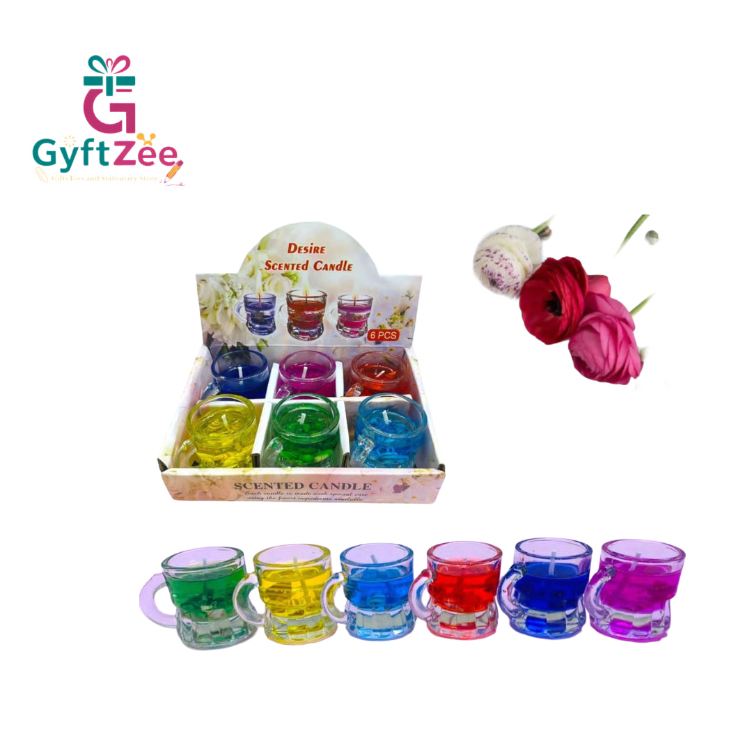 Desire Scented Candle - Small Elegant Cup Shape (1 Piece)