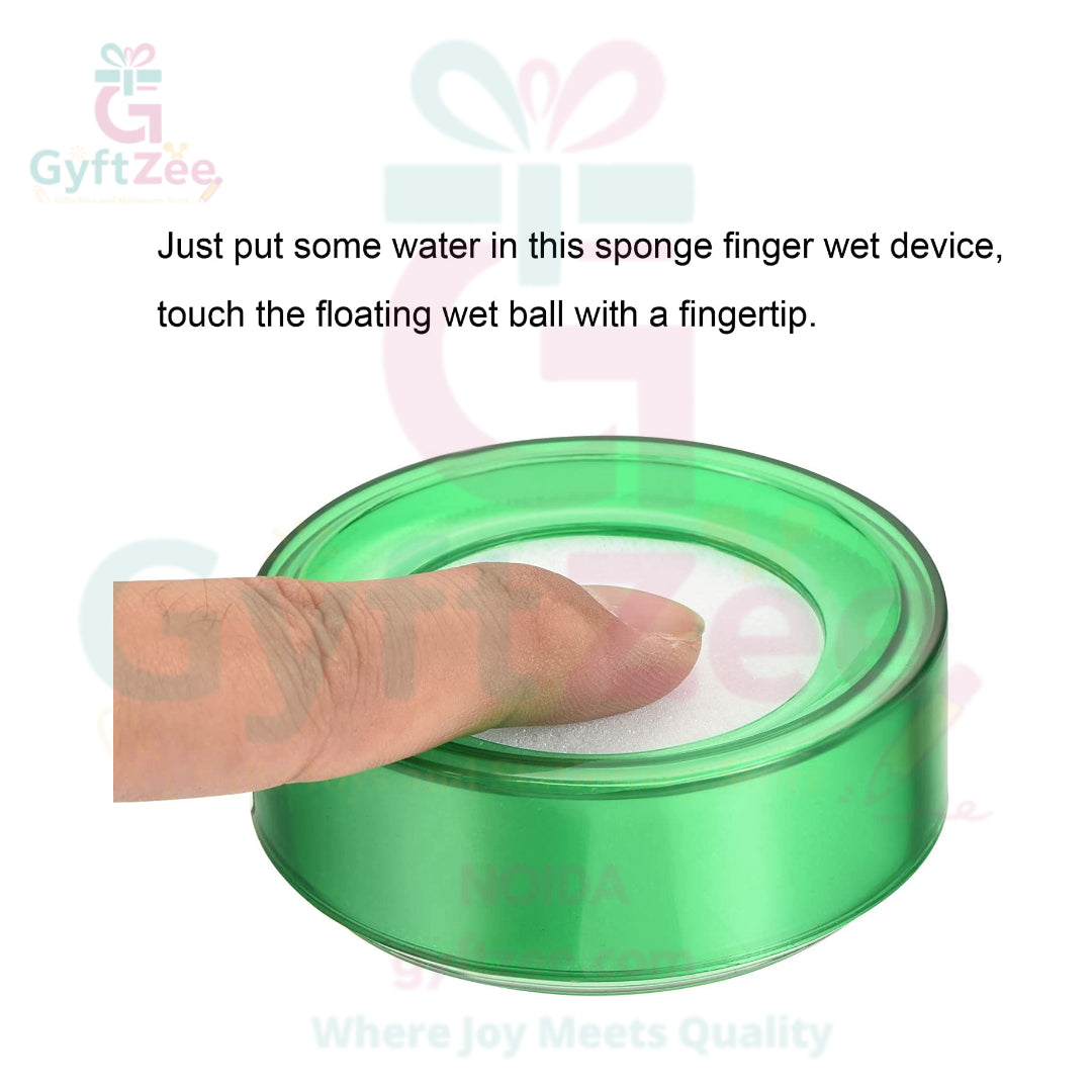 Wet Sponge Finger Damper – 2.7” for Cash Counting (Random Color)