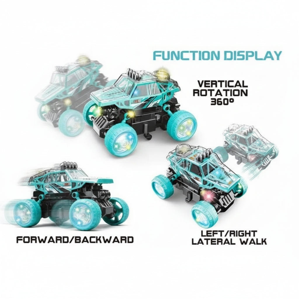 Stunt Climbing Car | 3D Lighting & Sound