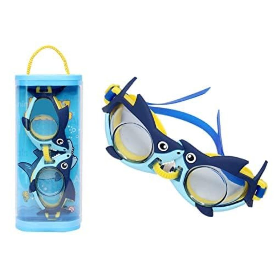 (1 pcs, random design) Kids Swimming Goggles (Age 3-8) | Anti-Fog, UV Protection