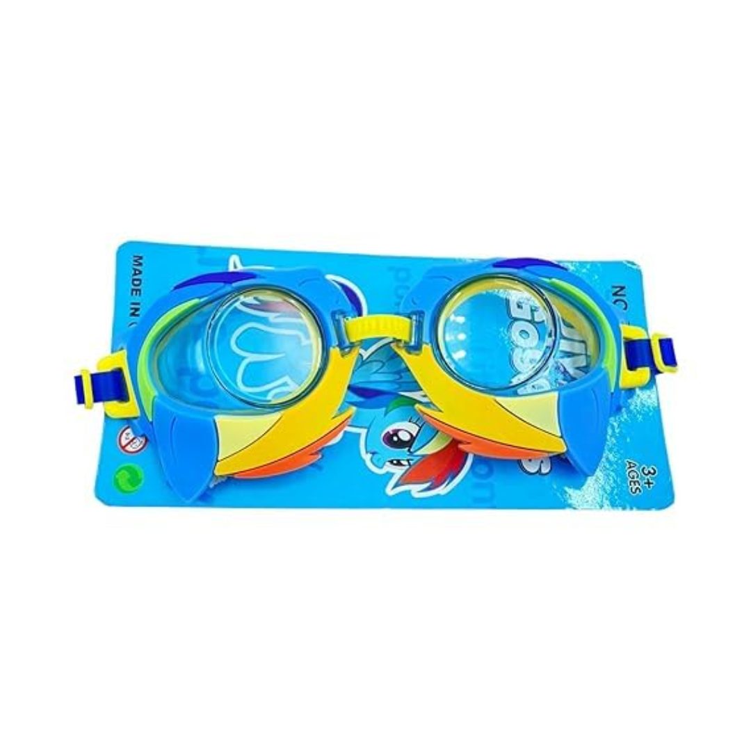 (1 pcs, random design) Kids Swimming Goggles (Age 3-8) | Anti-Fog, UV Protection