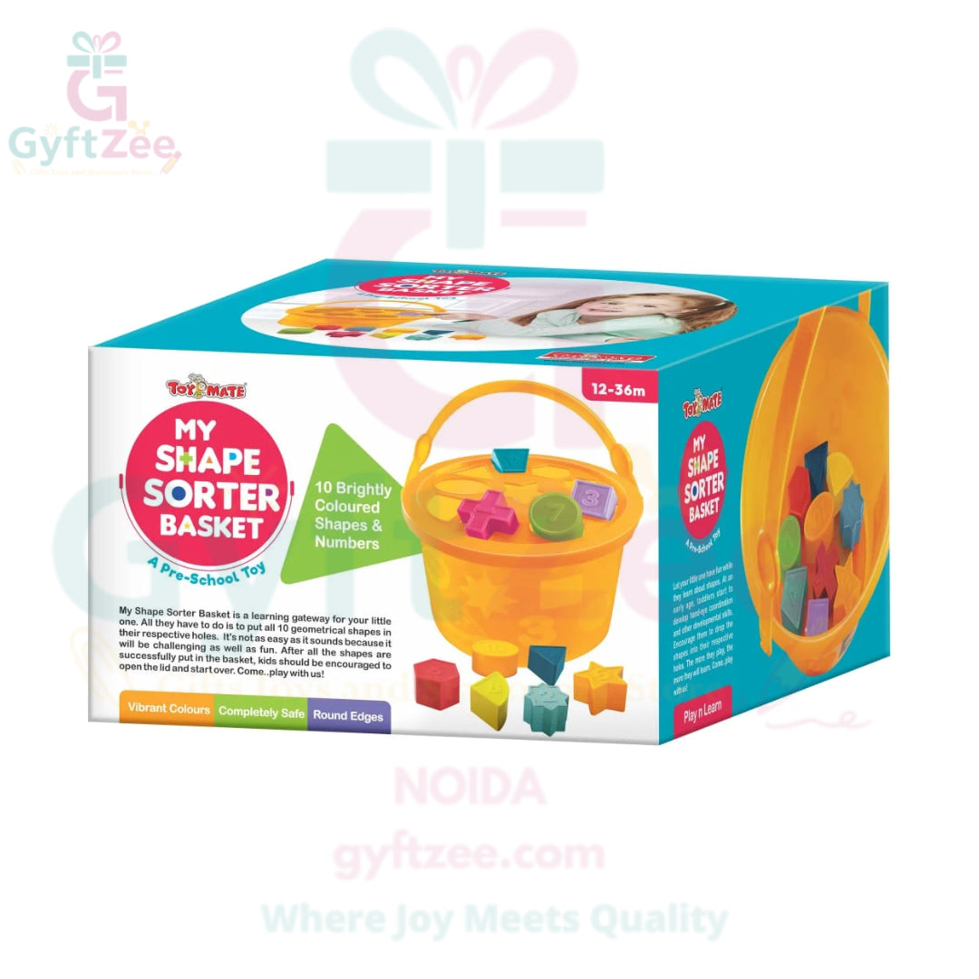 My Shape Sorter Basket – Learning Toy for Toddlers & Preschoolers