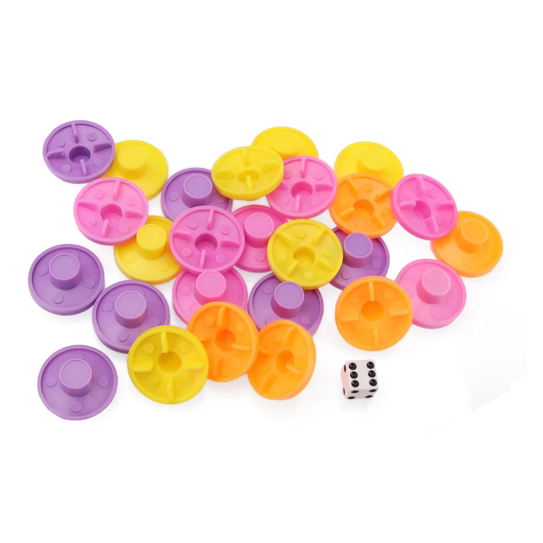 Topple Tower Balancing Board Game for Kids (Age 6+) – Family Game with Dice, Stackable Pieces, and Swiveling Tower | 2-4 Players
