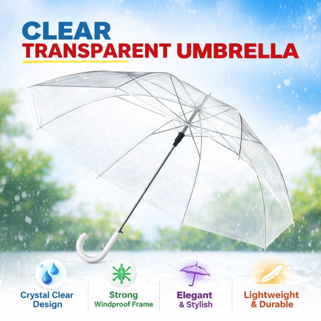 Lightweight Transparent Umbrella