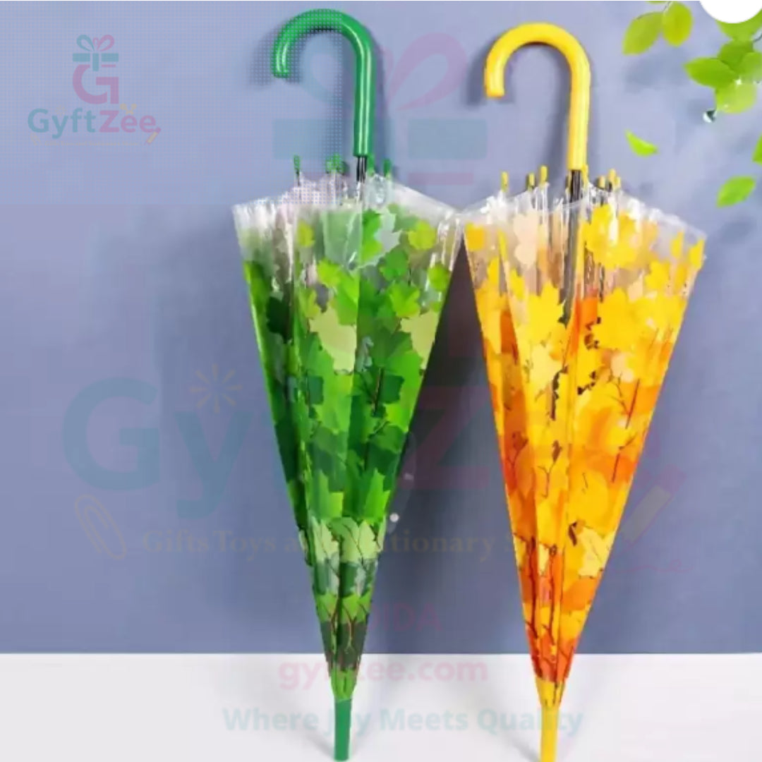 (Random color & design) Flower Shape Transparent Umbrella – Stylish Umbrella | approx. 52 cm (20 inches)