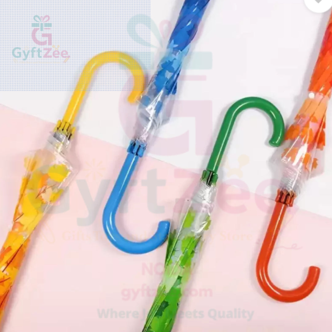 (Random color & design) Flower Shape Transparent Umbrella – Stylish Umbrella | approx. 52 cm (20 inches)