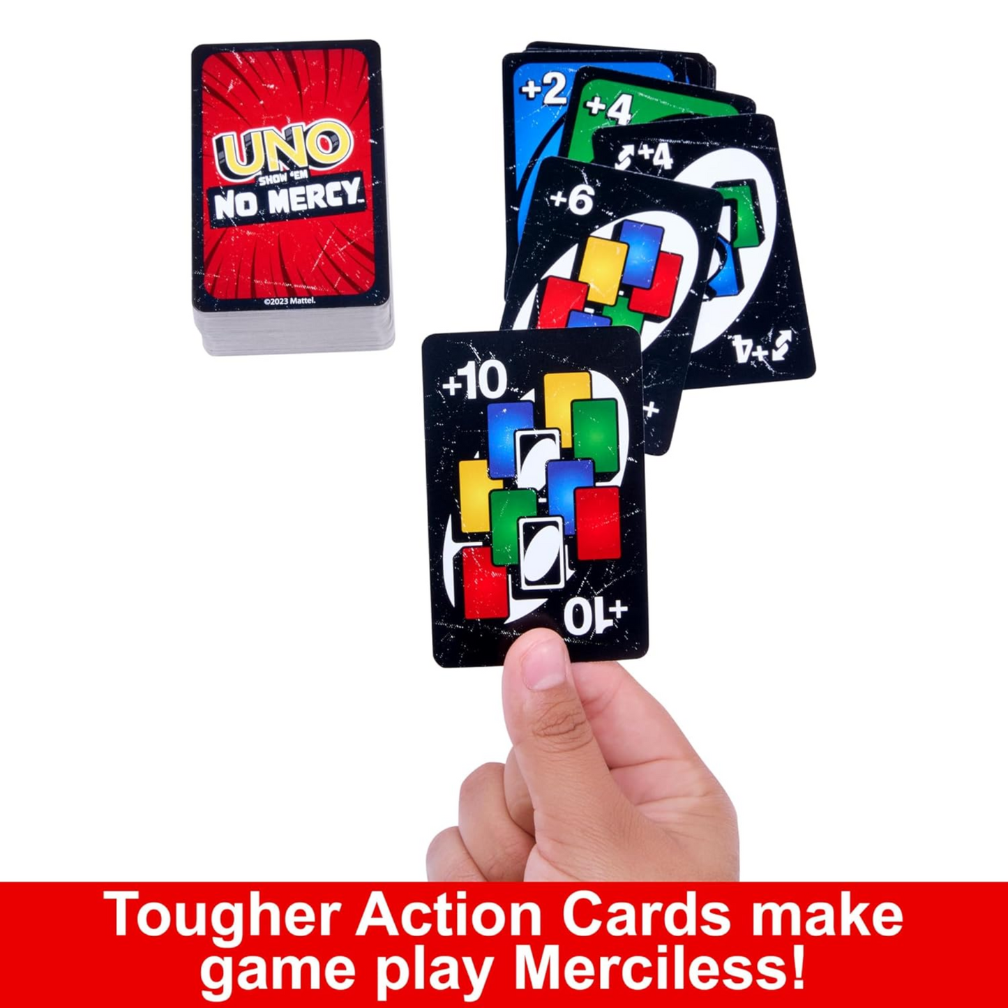 UNO Show ‘Em No Mercy – Extreme Card Game for Kids, Adults & Family Fun