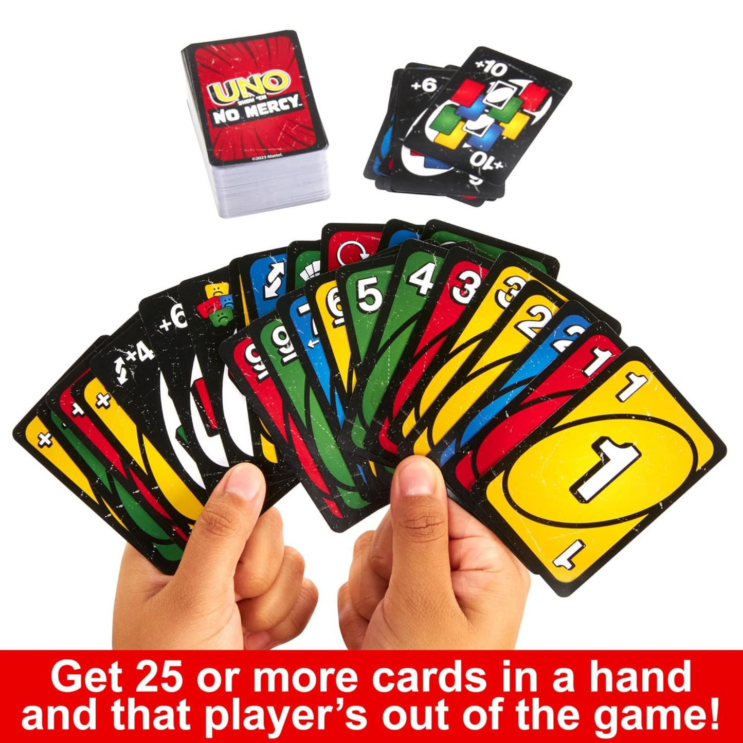 UNO Show ‘Em No Mercy – Extreme Card Game for Kids, Adults & Family Fun