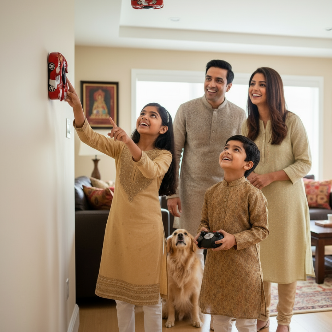 (Random color) Gravity Defying RC Car | Wall Climbing & Ceiling Racing