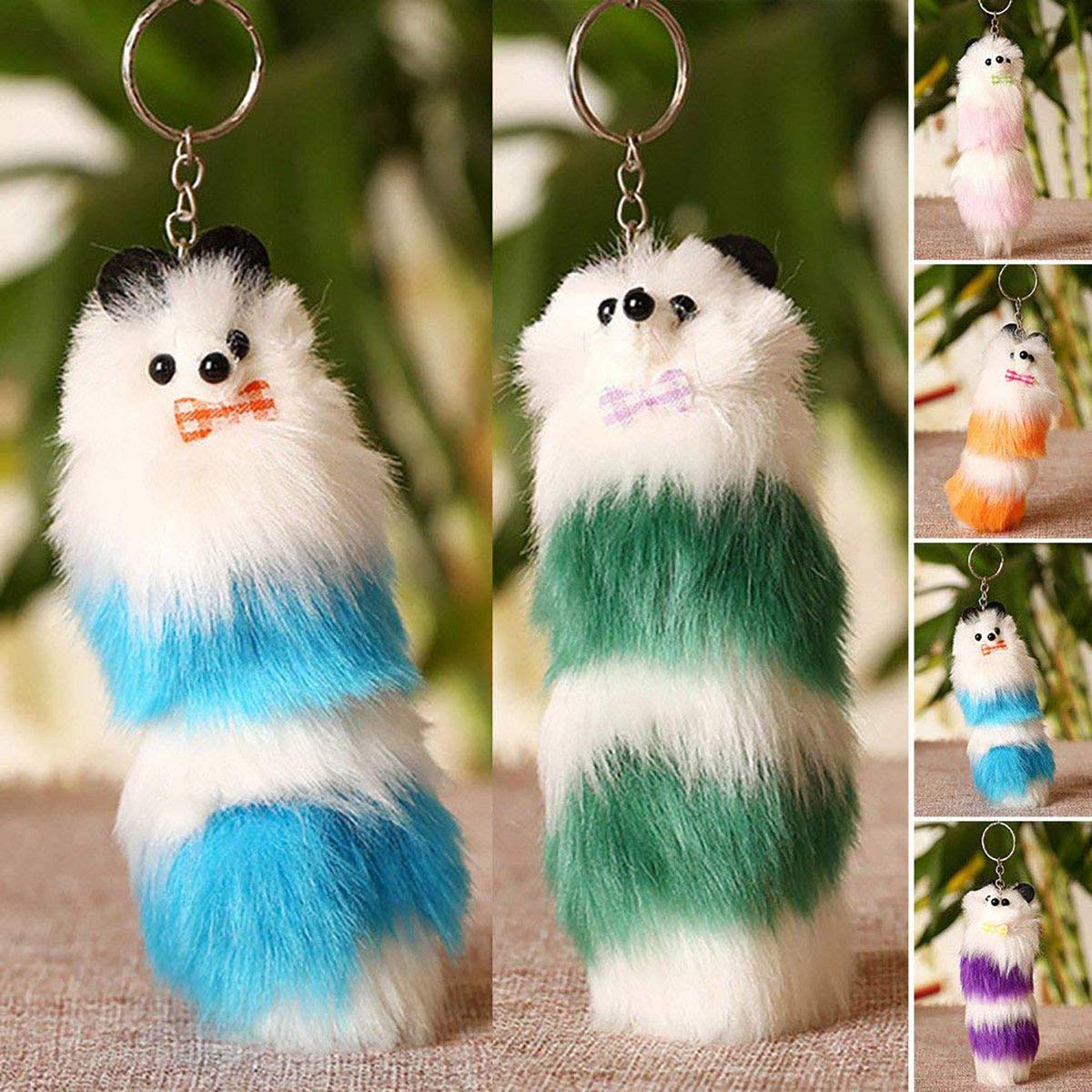 (1 pcs, Random Color) Soft Toy Dog Shape Keychain – Cute & Fluffy Return Gift for Kids & Party Favors