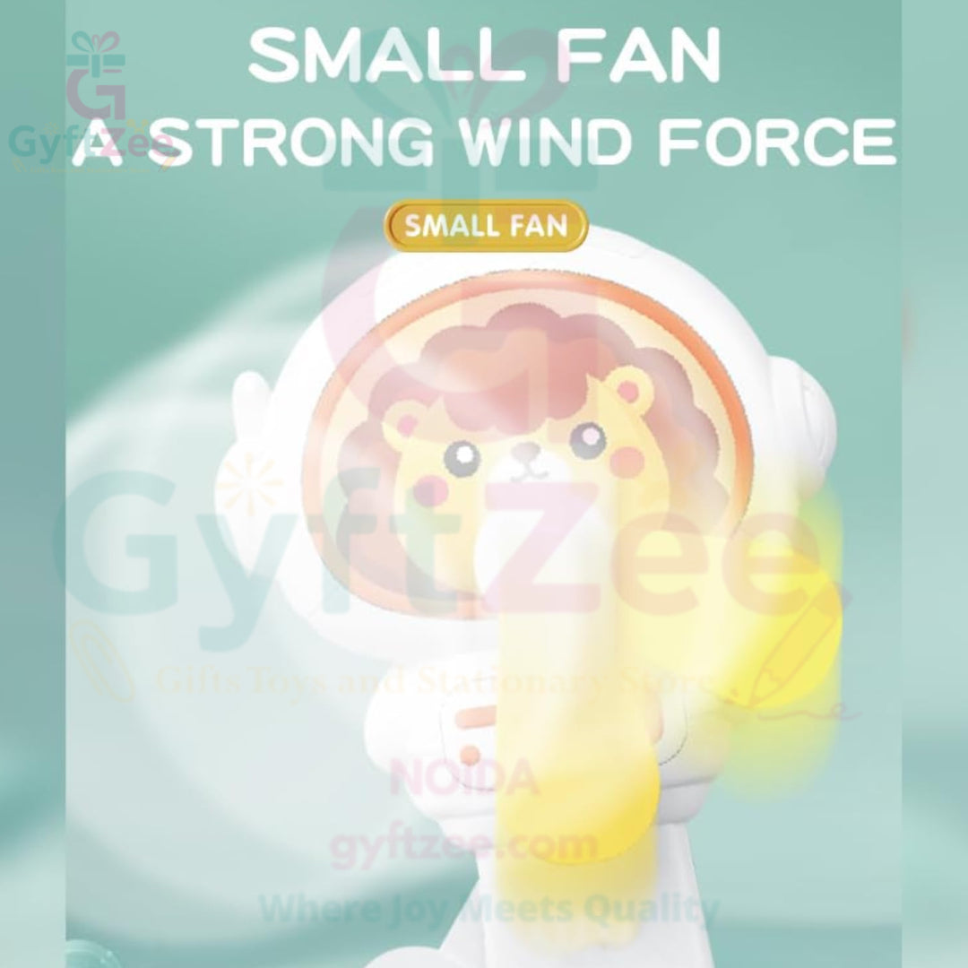 Manual Hand Press – Safe & Portable Pocket Fan for Kids (Random design)