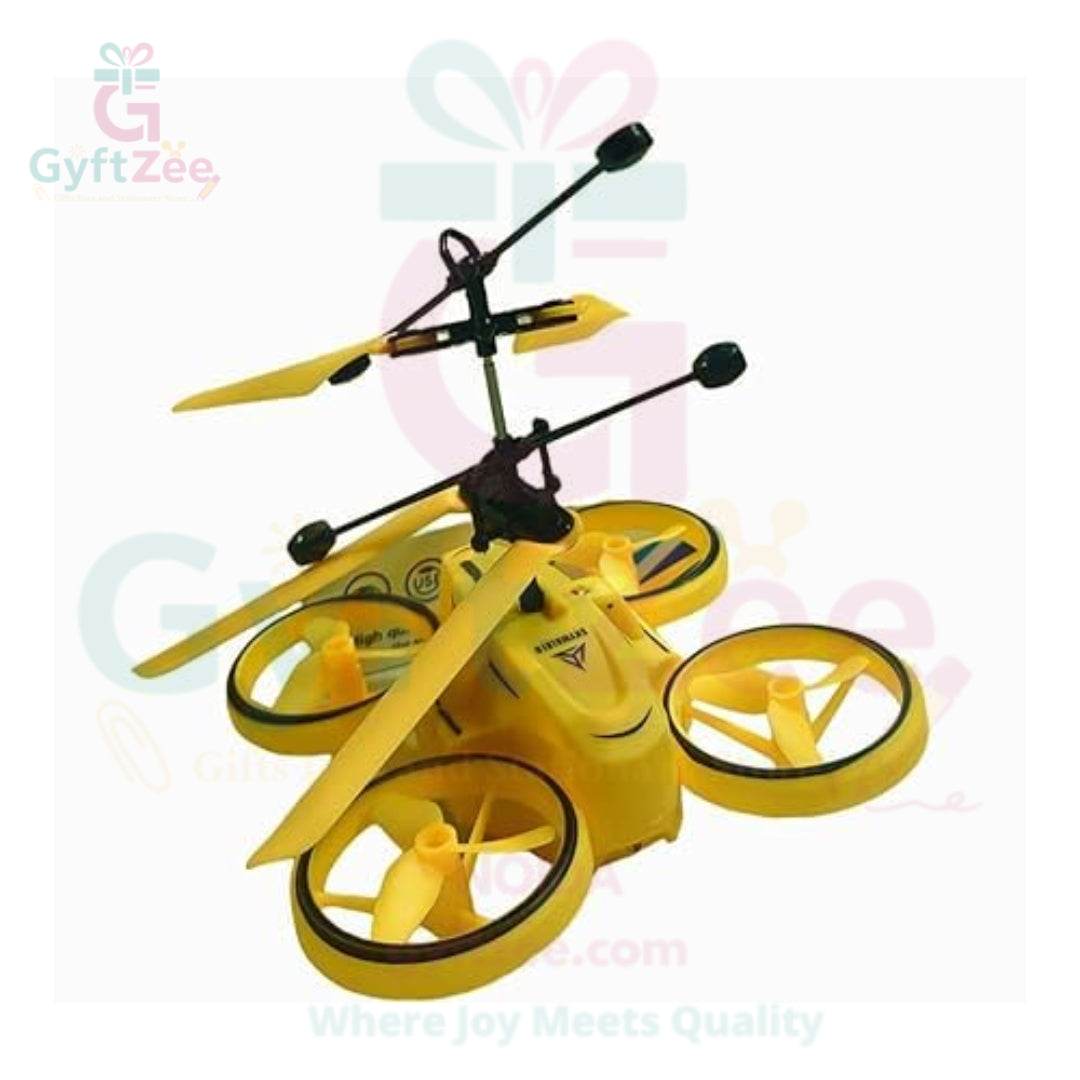 (Random Color) Hand Sensor Flying UFO | Gesture-Controlled